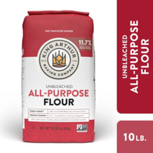 King Arthur Non-GMO Project Verified Certified Kosher No Preservatives All Purpose Unbleached Flour - 10 Lb