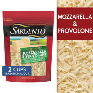Sargento Shredded Mozzarella & Provolone Natural Cheeses - 8 Oz