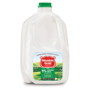 Meadow Gold 1% with Vitamin A and D Low Fat Milk Jug - 1 Gallon
