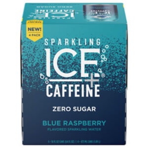 Sparkling Ice Sparkling Water with Caffeine Blue Raspberry - 4-16 Fl. Oz.
