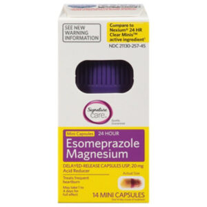 Signature Care Esomeprazole Acid Reducer Mini Cap - 14 CT