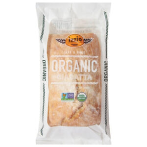 Izzio Artisan Bakery Take & Bake Organic Ciabatta - 14 Oz.