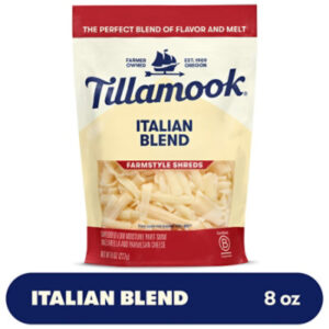Tillamook Farmstyle Fine Cut Italian 4 Cheese Shredded - 8 Oz