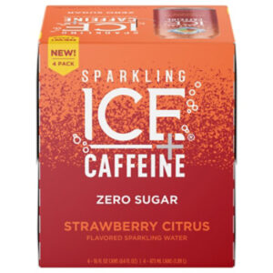 Sparkling Ice?Sparkling Water With Caffeine Strawberry Citrus - 4-16 Fl. Oz.