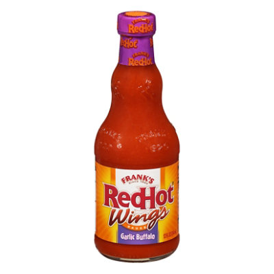 Frank's RedHot Garlic Buffalo Wings Hot Sauce - 12 Fl. Oz.