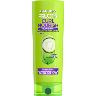 Garnier Fructis Curl Nourish Sulfate-Free Conditioner for All Curl Types - 12 Fl. Oz.
