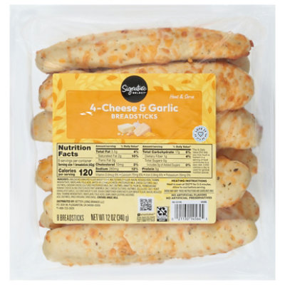 Signature SELECT Breadsticks 4 Cheese & Garlic - 12 OZ