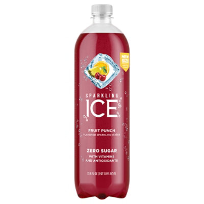 Sparkling Ice Fruit Punch - 33.8 Fl. Oz.