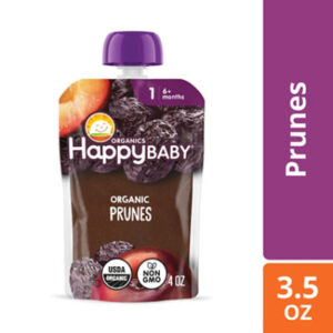 Happy Baby Organics Stage 1 Prunes Pouch - 3.5 Oz