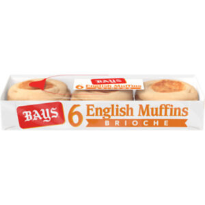 Bays Brioche English Muffins 6 Count - 12 Oz