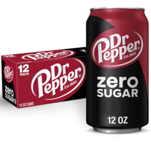 Dr Pepper Zero Sugar Soda  - 12-12 Fl. Oz.