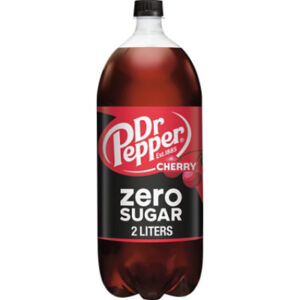 Dr Pepper Cherry Zero Sugar Soda Bottle - 2 Liter
