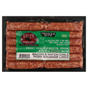 Hills Bacon & Hatch Chile Pork Link Ssg - 12 OZ
