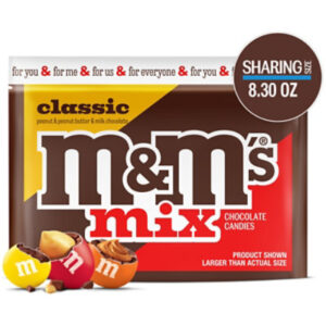 M&M'S Classic Mix Chocolate Candy Sharing Size Bag - 8.3 Oz