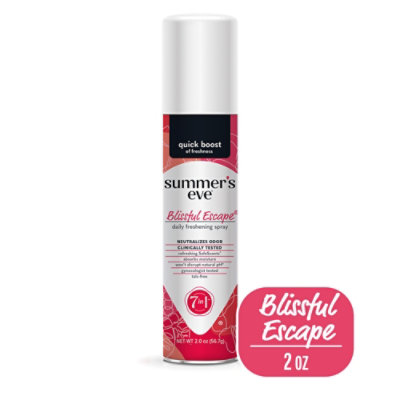 Summers Eve Blissful Escape Deodorant Spray - 2 OZ