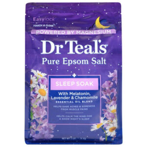Dr Teals Epsom Salt Melatonin Sleep Soak - 3 LB