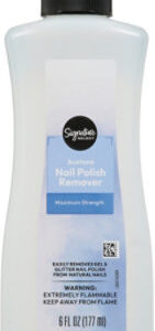 Signature Select 100% Acetone Nail Polish Remover - 6 Fl. Oz.