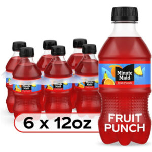 Minute Maid Fruit Punch Pack In Bottles - 6-12 Fl. Oz.