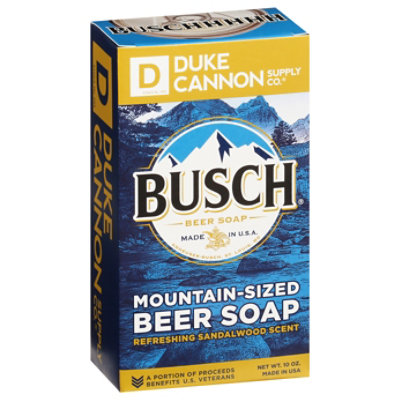Duke Cannon Beer Soap Busch Sandalwood - 10OZ