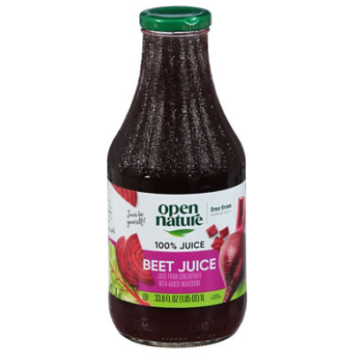 Open Nature 100% Beet Juice from Concentrate - 33.8 Fl. Oz.