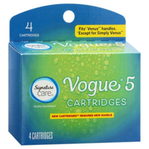 Signature Select/Care Razor Cartridges Vogue 5 - 4 CT