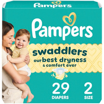 Pampers Swaddlers Baby Diapers Size 2 - 29 Count