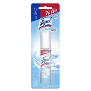 Lysol To Go Crisp Linen Disinfectant Spray - 1.5 Oz