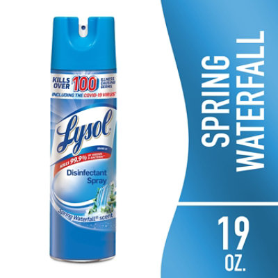 Lysol Spring Waterfall Disinfectant Spray - 19 Fl. Oz.