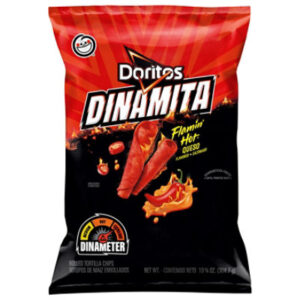 Doritos Dinamita Tortilla Chips Flamin Hot Queso - 10.75 OZ