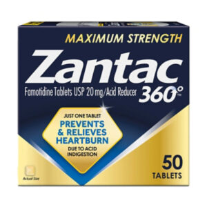 Zantac 360 Max Str 20mg Tabs - 50 CT