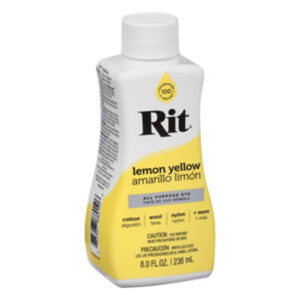 Rit Yellow Number 1 Liquid Fabric Dye - 8 FZ