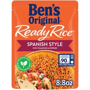 Ben's Original Ready Spanish Style Rice with Tomatoes And Peppers Pouch - 8.8 Oz