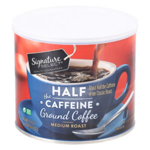 Signature SELECT Coffee Can Half Caffeine Ground - 25.4 OZ