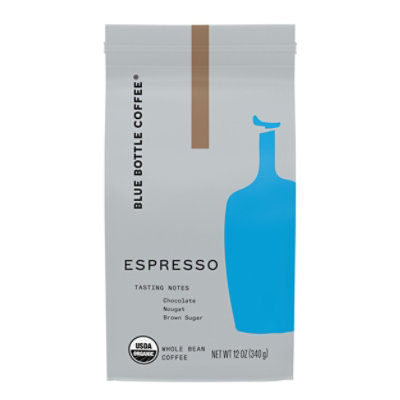 Blue Bottle Organic Espresso Dark Roast Whole Bean Coffee Bag - 12 Oz