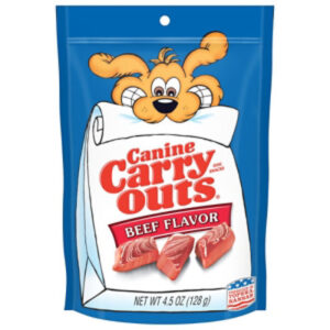 Canine Carry Outs Beef Flavor Dog Treats - 4.5 Oz
