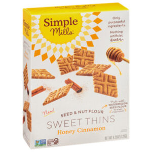 Simple Mills Sweet Thins Honey Cinnamon - 4.25 OZ