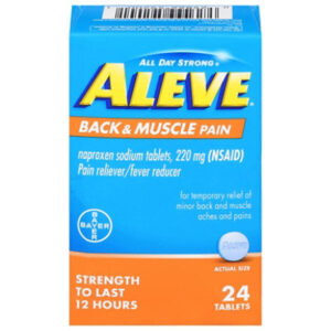 Aleve Back And Muscle Pain Tabs 3dz - 24 CT