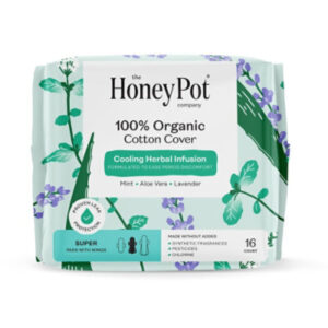 The Honey Pot Herbal Pads Super - 16 CT