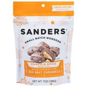 Sanders Milk Chocolate Pumpkin Sea Salt Caramel - 7 Oz