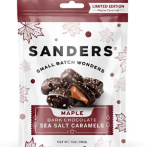 Sanders Dark Chocolate Maple Sea Salt Caramel - 7 Oz