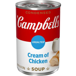 Campbell's Condensed Unsalted Cream of Chicken Soup - 10.5 Oz