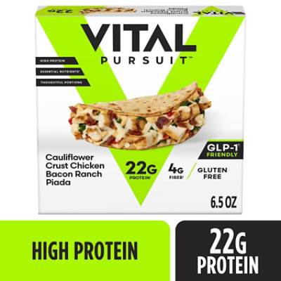 Vital Pursuit High Protein Cauliflower Crust Chicken Bacon Ranch Piada - 6.5 Oz