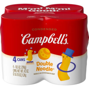 Campbell's Condensed Double Noodle Soup - 4 Ct - 10.5 Oz