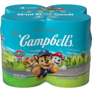 Campbell's Condensed Awesome Shapes Pasta With Chicken in Chicken Broth - 4-10.5 Oz
