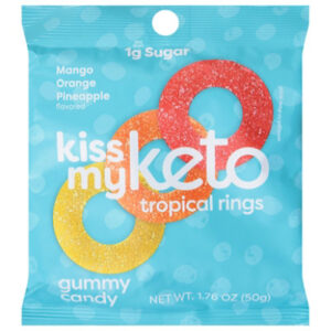 Kiss My Keto Gummy Tropical Rings - 1.76 OZ
