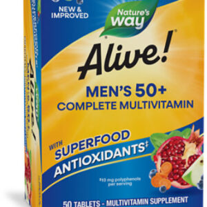 Natures Way Alive Mens 50 Plus Multi - 50 Count