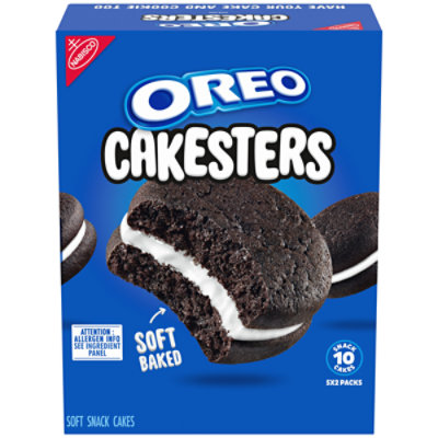 OREO Cakesters Soft Snack Cakes Snack Packs 5 Count - 2.02 Oz