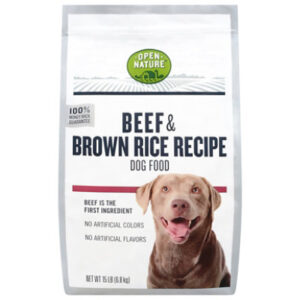 Open Nature Dog Food Beef & Brown Rice - 15 LB
