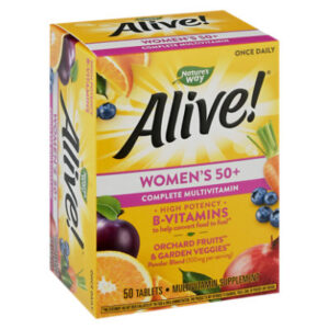 Natures Way Alive Womens 50 Plus Multi - 50 Count