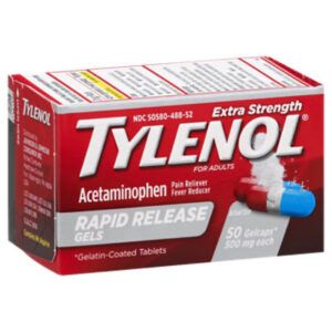 Tylenol Extra Strength Rapid Release Gelcaps - 50 CT